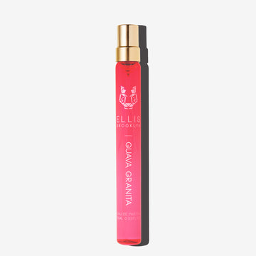 Guava Granita 10ml Eau De Parfum Travel Spray on white background. | english_image