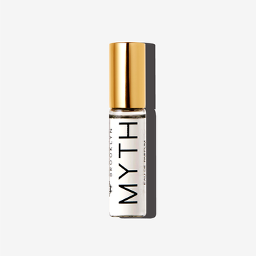 Roll-on Myth 5 ml Eau de Parfum sur fond blanc.